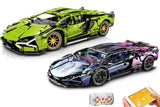Cyberpunk Building Block Sports Car Remote Control Racing Car with Handle