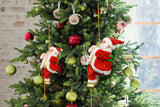 Climbing Santa Claus Toy with Music Decoration for Christmas