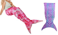 Flannel Mermaid Tail Sleeping Blanket  for Kids