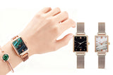 Fashion Square Watch Bracelet Set for Women