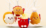 Plush Stuffed Fast Food Keychain