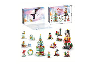 Christmas Advent Calendar Blind Box Building Blocks Set