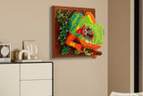 Animal Building Blocks Wall Hanging DIY Decor Set