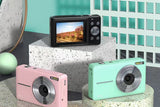 Digital Camera with 16X Zoom Compact Camera 1080P 44MP Camera