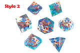 Enchanted Starlight 7 Dice Set for RPG DND Tabletop Game