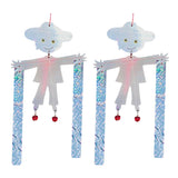 2pcs Hanging Reflective Bird Repeller Scarecrow Bird Deterrent