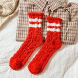 5Pairs Plush Slipper Socks