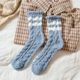 5Pairs Plush Slipper Socks