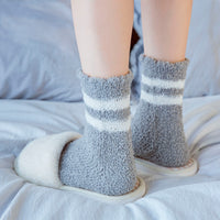 5Pairs Plush Slipper Socks