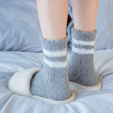 5Pairs Plush Slipper Socks