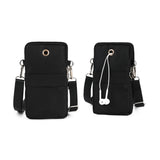 Nylon Phone Multi-Pocket Crossbody Bag