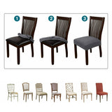 4Pcs Stretch Seat Cover Dining Chair Covers Seat Slipcover