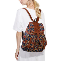 Geometric Canvas Backpacks