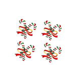 4Pcs Christmas Napkin Rings Napkin Holder Rings Christmas Table Decoration