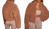 Cropped Teddy Jacket