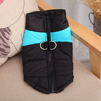 Plus Size Waterproof Pet Clothes Cold Weather Dog Warm Vest Jacket Vest Coat