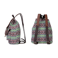 Geometric Canvas Backpacks