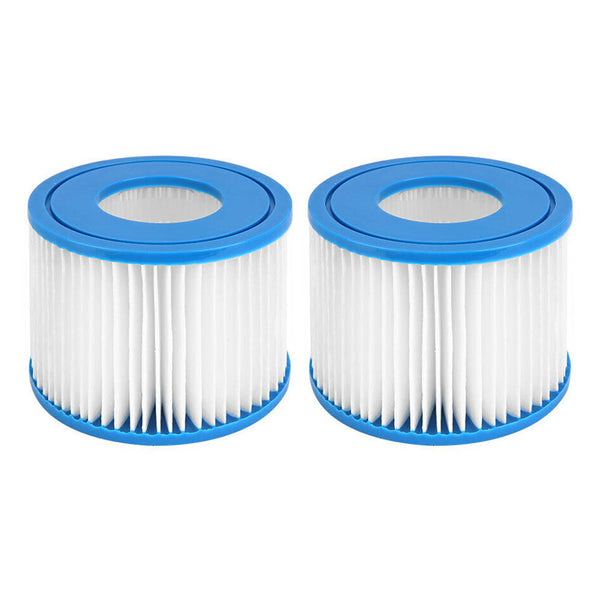 2 Pcs Pool Filter Cartridge Replacement Cartridges for Bestway VI