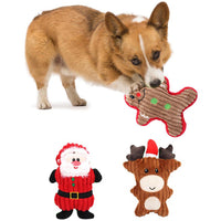 Christmas Plush Squeaky Dog Chew Toy