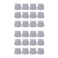 24Pcs Furniture Silicon Protection Cover Table Legs Protection Lids