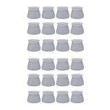 24Pcs Furniture Silicon Protection Cover Table Legs Protection Lids