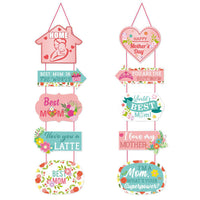 1 Set of Mothers Day Door Banners Mothers Day Door Hanging Ornament Decoration