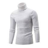 Men's Turtleneck Knited Pullover Sweaters