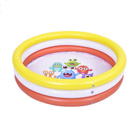 Baby Toddler Paddling Pool 3 Ring Inflatable Water Basin Child Kid Toy