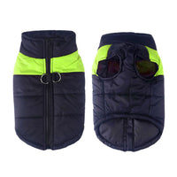 Plus Size Waterproof Pet Clothes Cold Weather Dog Warm Vest Jacket Vest Coat