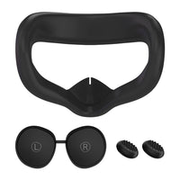 VR Silicone Face Cover Pad And Lens Cover With Joystick Cover For Oculus Quest 2