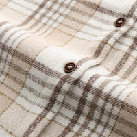 Fleece-Lined Check Overshirt Jacket