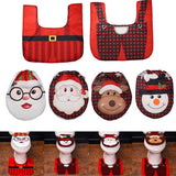 Christmas Toilet Decoration Set