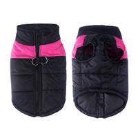 Plus Size Waterproof Pet Clothes Cold Weather Dog Warm Vest Jacket Vest Coat