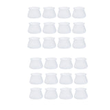 24Pcs Furniture Silicon Protection Cover Table Legs Protection Lids