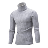 Men's Turtleneck Knited Pullover Sweaters