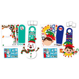 2Pcs Christmas DIY Door Hanger