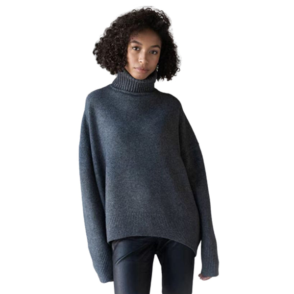 Women's Turtleneck Long Sleeve Knited Sweaters