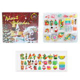 Christmas Advent Calendar with 24Pcs Christmas Tree Hanging Ornaments