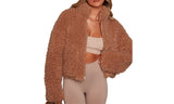 Cropped Teddy Jacket