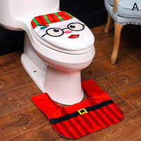 Christmas Toilet Decoration Set