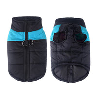 Plus Size Waterproof Pet Clothes Cold Weather Dog Warm Vest Jacket Vest Coat