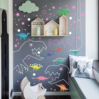 Glow in The Dark Dinosaur Wall Stickers