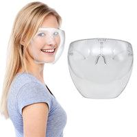 Safety Full Face Shields Anti-fog Face Protection Cover Transparent Protective Mask