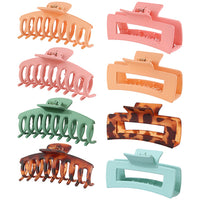 8 Pack Large Hair Clips