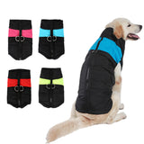 Plus Size Waterproof Pet Clothes Cold Weather Dog Warm Vest Jacket Vest Coat