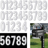 30Pcs Reflective Mailbox Numbers Sticker for Mailbox Door Garbage Bins Address Number