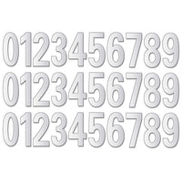 30Pcs Reflective Mailbox Numbers Sticker for Mailbox Door Garbage Bins Address Number