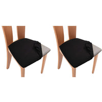 2Pcs Stretch Seat Cover Dining Chair Covers Seat Slipcover