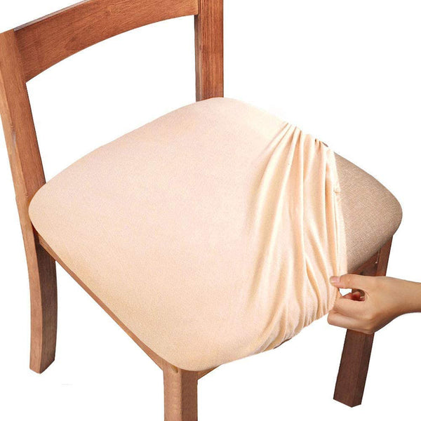 2Pcs Stretch Chair Seat Covers Dining Chair Covers Seat Slipcover Protectors