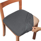 2Pcs Stretch Chair Seat Covers Dining Chair Covers Seat Slipcover Protectors